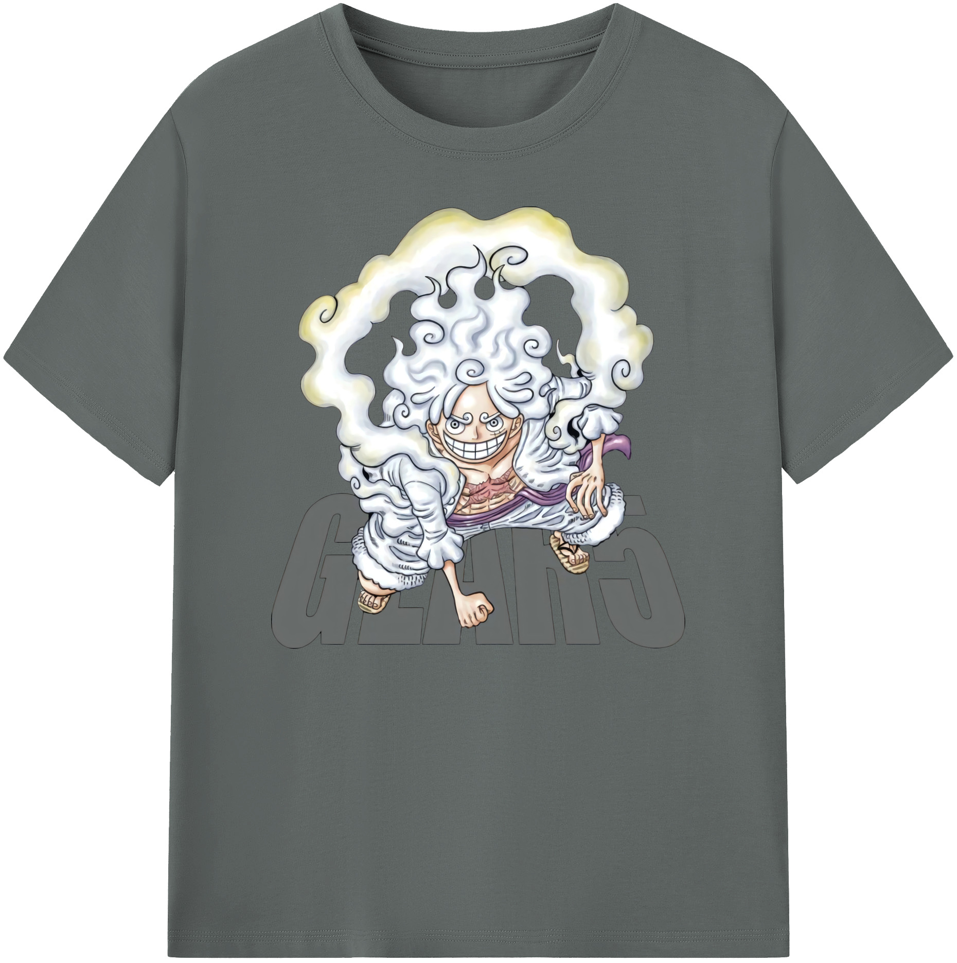 ワンピース モンキー・D・ルフィ ONE PIECE Monkey D. Luffy 綿100％ メンズ半袖Tシャツ｜肌触りやわらか＆通気性